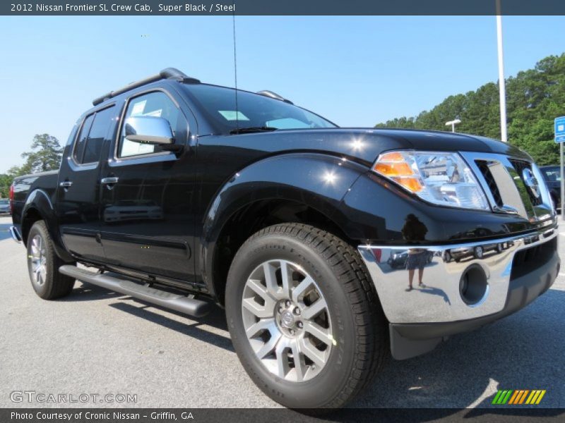 Super Black / Steel 2012 Nissan Frontier SL Crew Cab