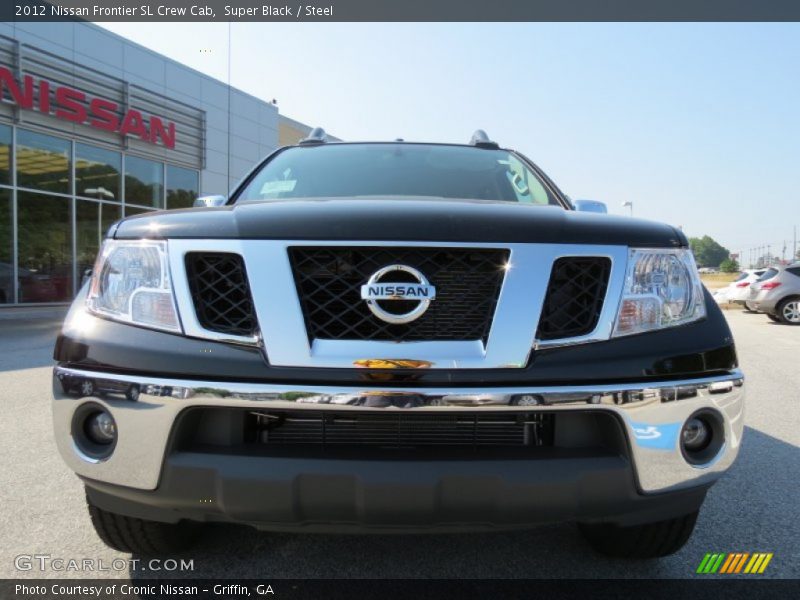 Super Black / Steel 2012 Nissan Frontier SL Crew Cab