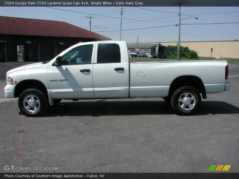 Bright White / Dark Slate Gray 2004 Dodge Ram 2500 Laramie Quad Cab 4x4