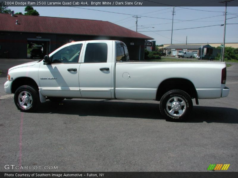 Bright White / Dark Slate Gray 2004 Dodge Ram 2500 Laramie Quad Cab 4x4