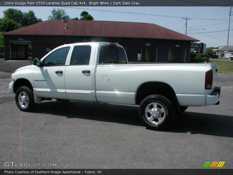 Bright White / Dark Slate Gray 2004 Dodge Ram 2500 Laramie Quad Cab 4x4