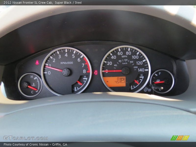 Super Black / Steel 2012 Nissan Frontier SL Crew Cab