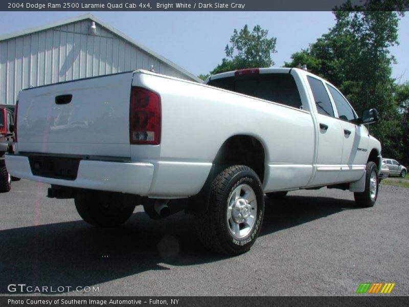 Bright White / Dark Slate Gray 2004 Dodge Ram 2500 Laramie Quad Cab 4x4