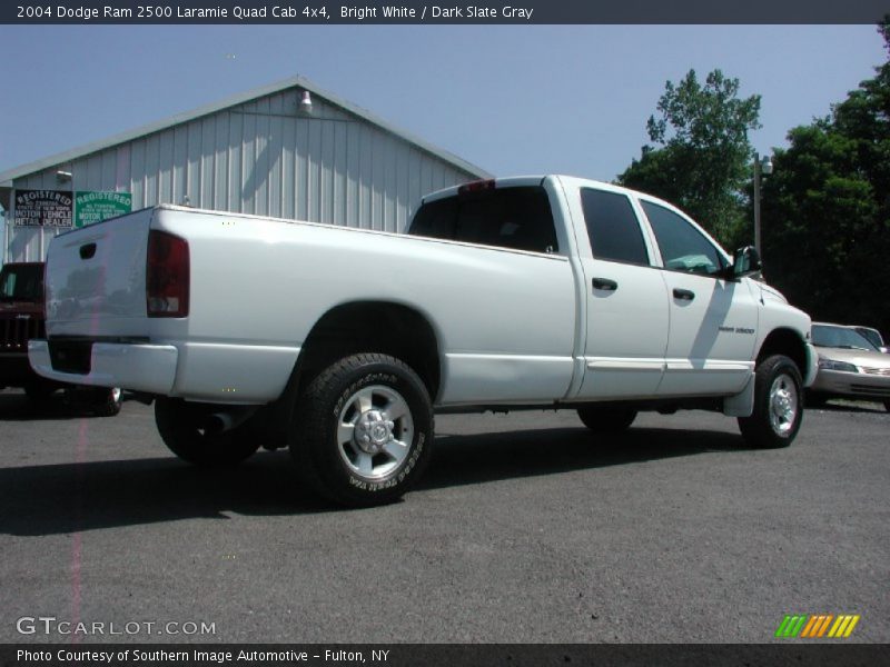 Bright White / Dark Slate Gray 2004 Dodge Ram 2500 Laramie Quad Cab 4x4
