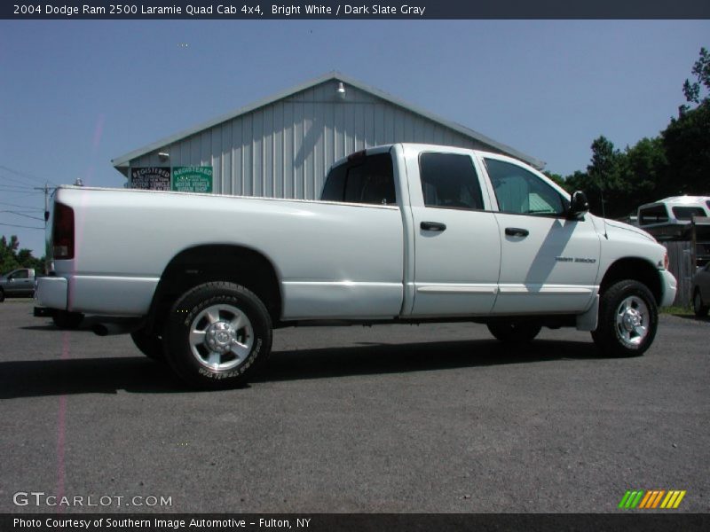 Bright White / Dark Slate Gray 2004 Dodge Ram 2500 Laramie Quad Cab 4x4