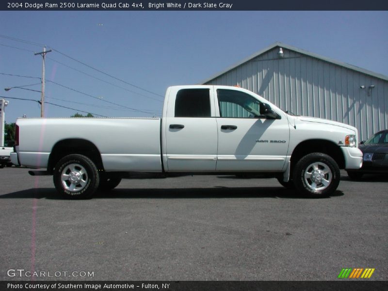 Bright White / Dark Slate Gray 2004 Dodge Ram 2500 Laramie Quad Cab 4x4