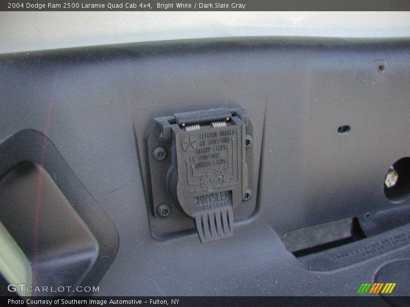 Bright White / Dark Slate Gray 2004 Dodge Ram 2500 Laramie Quad Cab 4x4