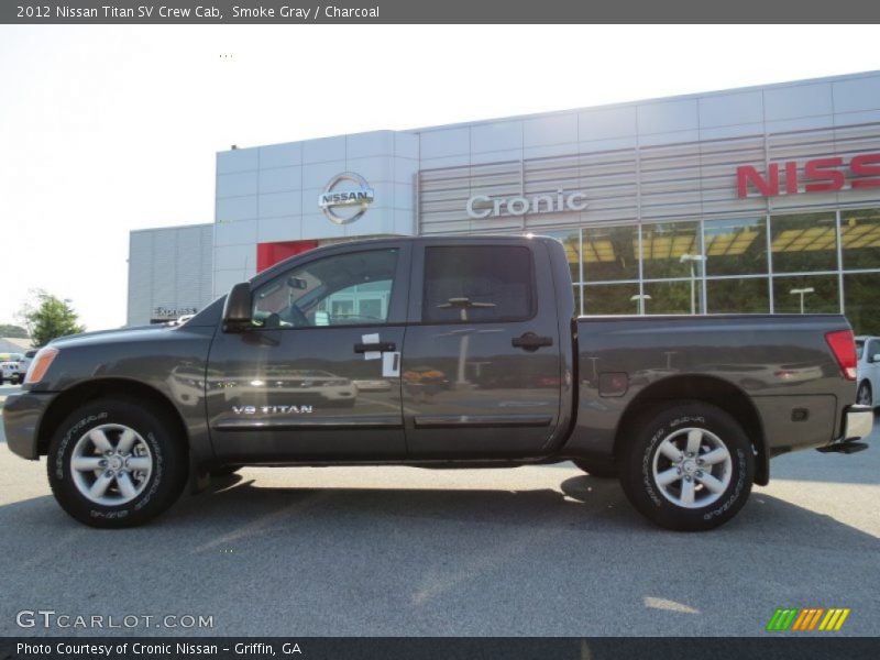 Smoke Gray / Charcoal 2012 Nissan Titan SV Crew Cab