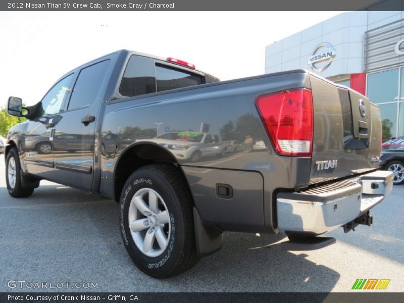 Smoke Gray / Charcoal 2012 Nissan Titan SV Crew Cab