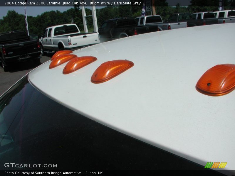 Bright White / Dark Slate Gray 2004 Dodge Ram 2500 Laramie Quad Cab 4x4