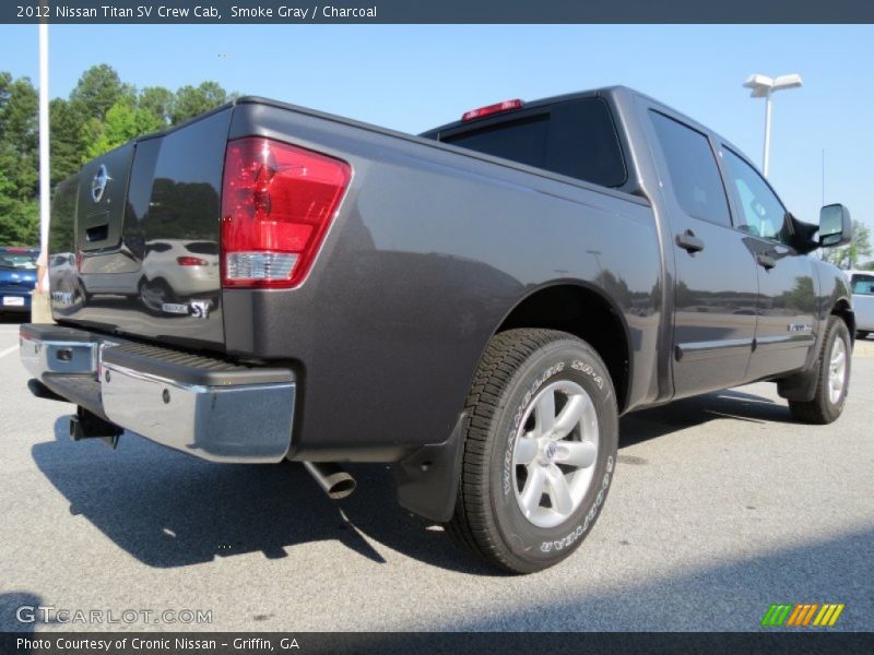 Smoke Gray / Charcoal 2012 Nissan Titan SV Crew Cab