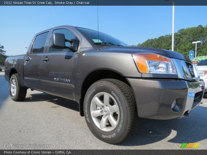 Smoke Gray / Charcoal 2012 Nissan Titan SV Crew Cab