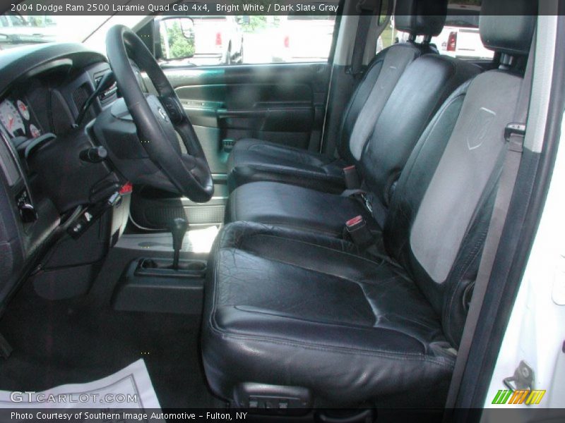 Bright White / Dark Slate Gray 2004 Dodge Ram 2500 Laramie Quad Cab 4x4