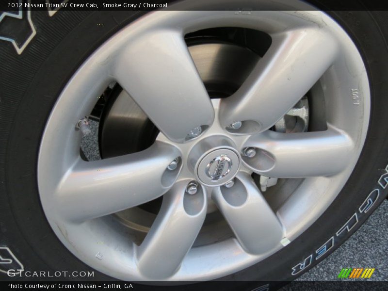 Smoke Gray / Charcoal 2012 Nissan Titan SV Crew Cab