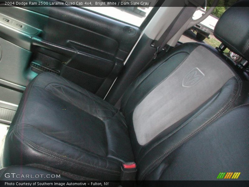 Bright White / Dark Slate Gray 2004 Dodge Ram 2500 Laramie Quad Cab 4x4
