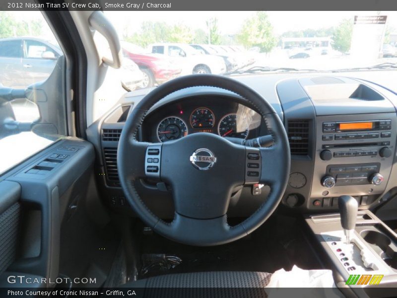 Smoke Gray / Charcoal 2012 Nissan Titan SV Crew Cab