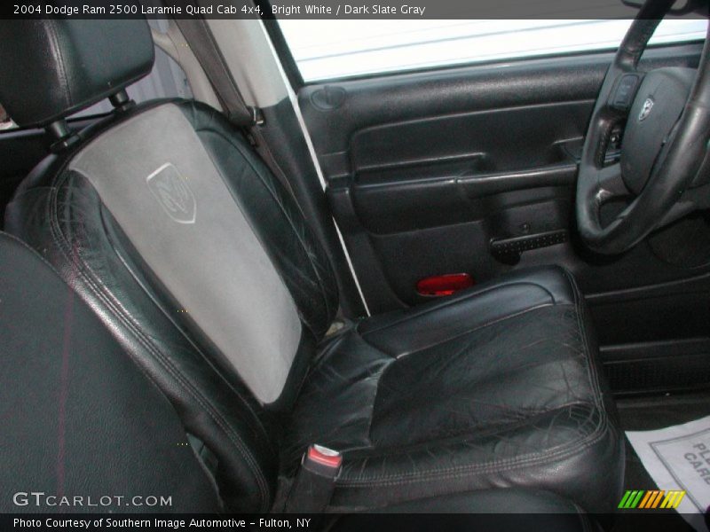 Bright White / Dark Slate Gray 2004 Dodge Ram 2500 Laramie Quad Cab 4x4