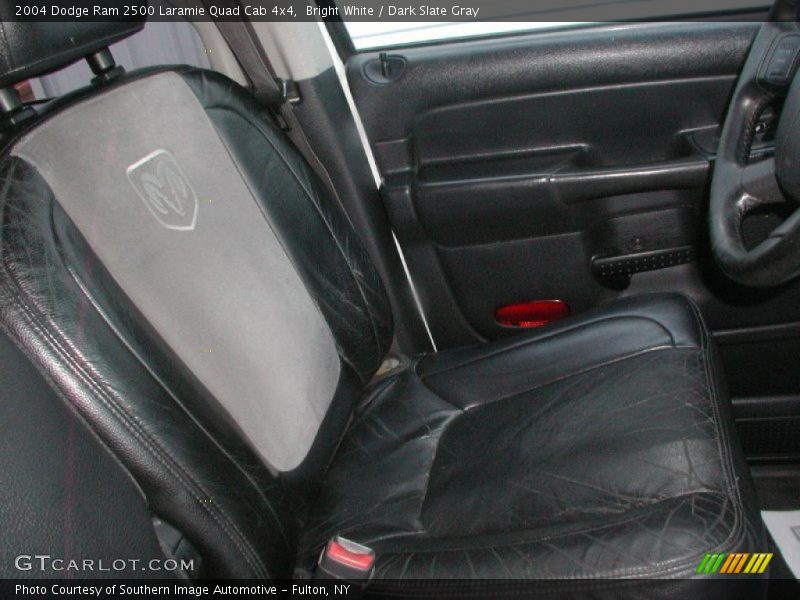Bright White / Dark Slate Gray 2004 Dodge Ram 2500 Laramie Quad Cab 4x4
