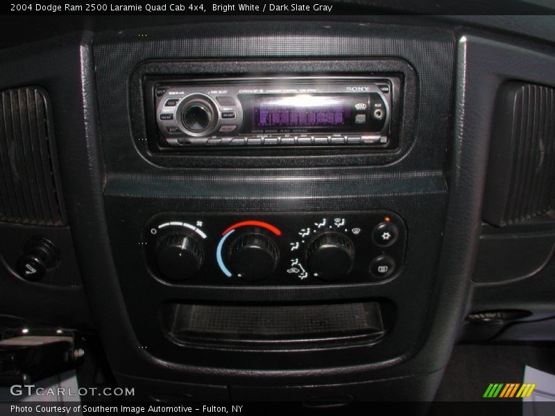 Bright White / Dark Slate Gray 2004 Dodge Ram 2500 Laramie Quad Cab 4x4