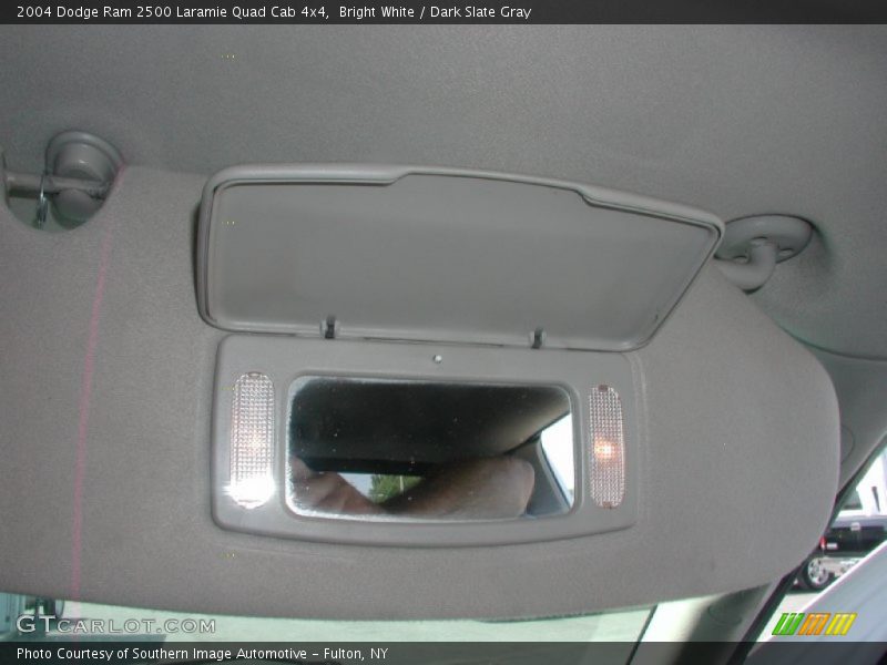 Bright White / Dark Slate Gray 2004 Dodge Ram 2500 Laramie Quad Cab 4x4
