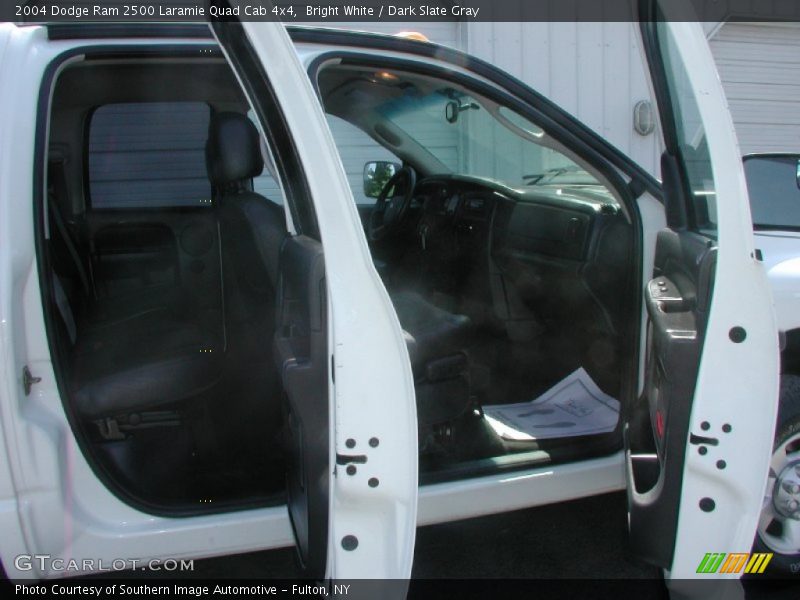 Bright White / Dark Slate Gray 2004 Dodge Ram 2500 Laramie Quad Cab 4x4