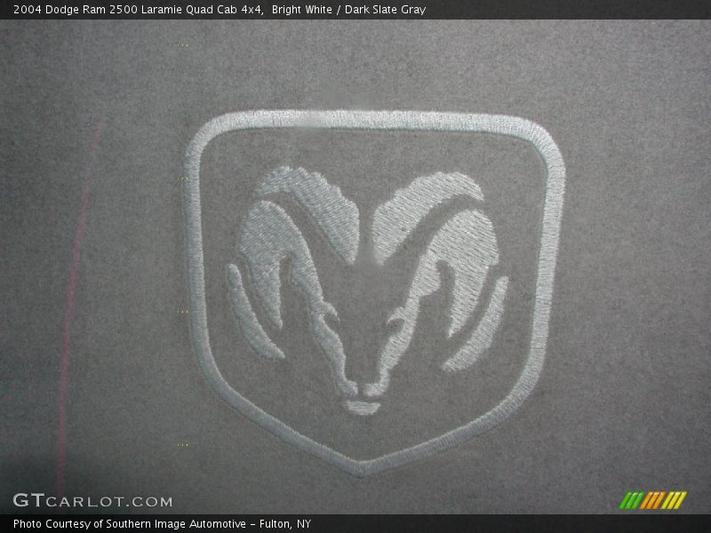 Bright White / Dark Slate Gray 2004 Dodge Ram 2500 Laramie Quad Cab 4x4
