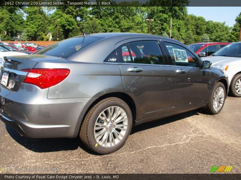 Tungsten Metallic / Black 2012 Chrysler 200 Limited Sedan
