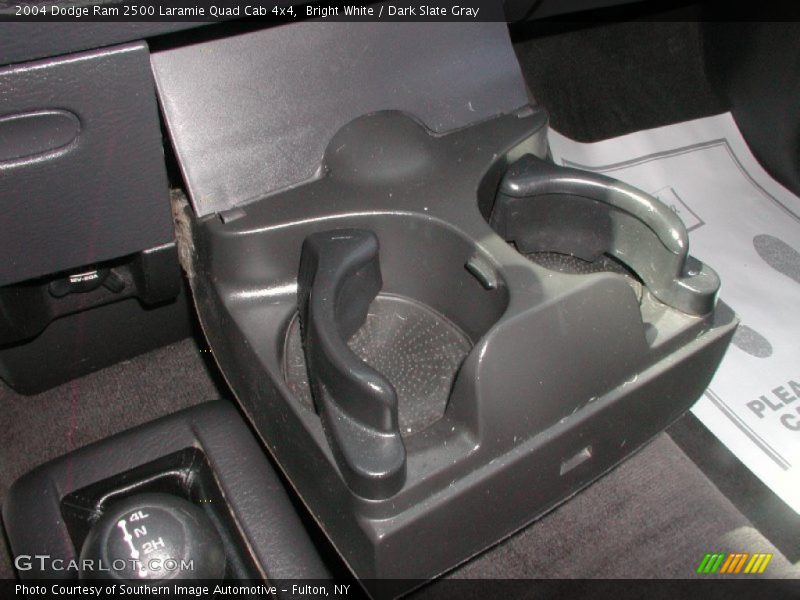 Bright White / Dark Slate Gray 2004 Dodge Ram 2500 Laramie Quad Cab 4x4
