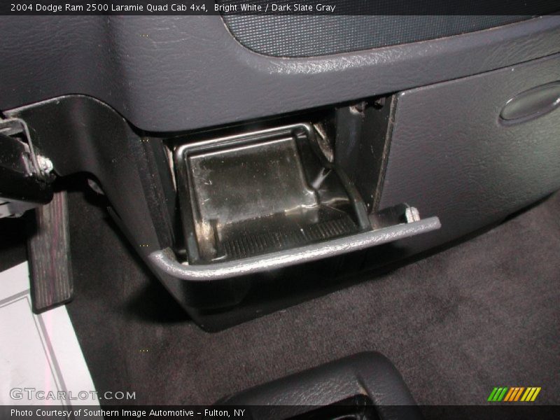 Bright White / Dark Slate Gray 2004 Dodge Ram 2500 Laramie Quad Cab 4x4