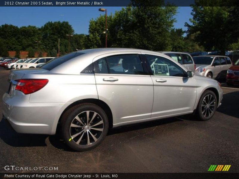 Bright Silver Metallic / Black 2012 Chrysler 200 S Sedan