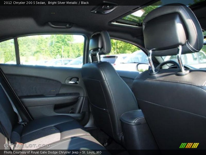 Bright Silver Metallic / Black 2012 Chrysler 200 S Sedan