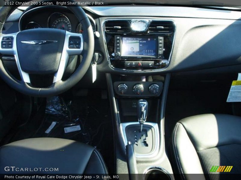 Bright Silver Metallic / Black 2012 Chrysler 200 S Sedan