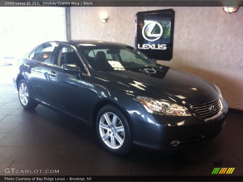 Smokey Granite Mica / Black 2009 Lexus ES 350
