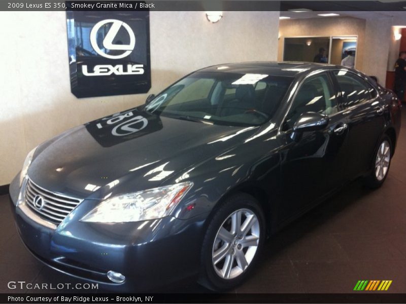 Smokey Granite Mica / Black 2009 Lexus ES 350
