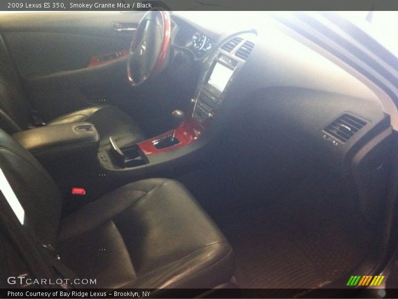 Smokey Granite Mica / Black 2009 Lexus ES 350