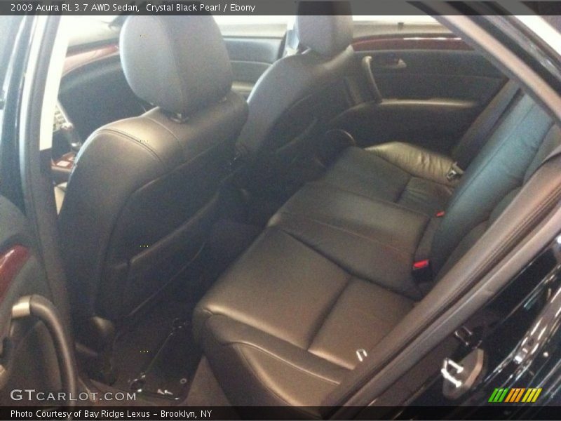 Crystal Black Pearl / Ebony 2009 Acura RL 3.7 AWD Sedan