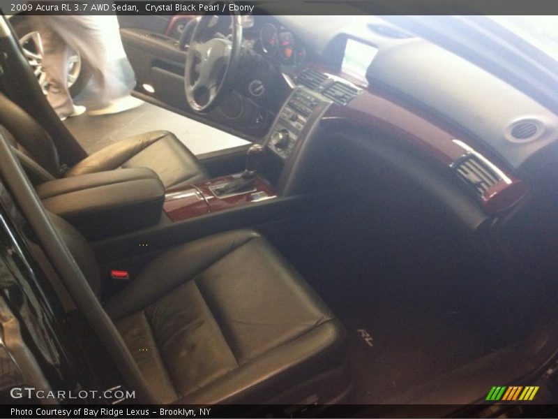 Crystal Black Pearl / Ebony 2009 Acura RL 3.7 AWD Sedan