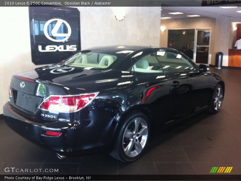 Obsidian Black / Alabaster 2010 Lexus IS 250C Convertible