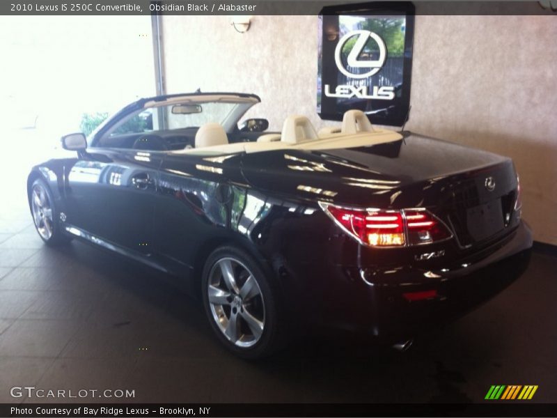 Obsidian Black / Alabaster 2010 Lexus IS 250C Convertible