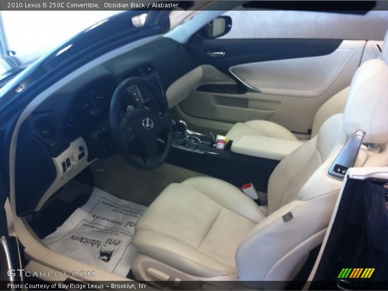 Obsidian Black / Alabaster 2010 Lexus IS 250C Convertible