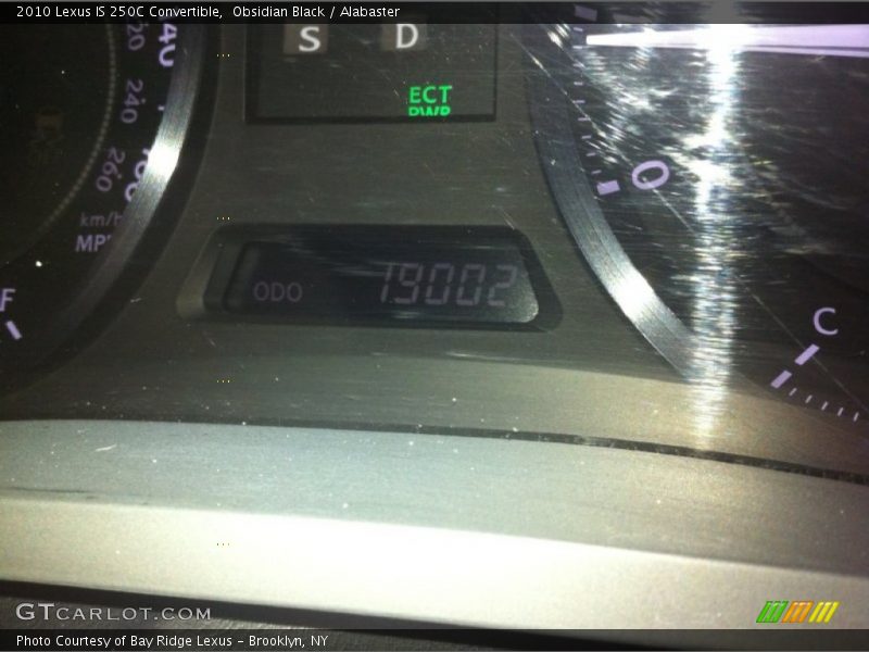 Obsidian Black / Alabaster 2010 Lexus IS 250C Convertible