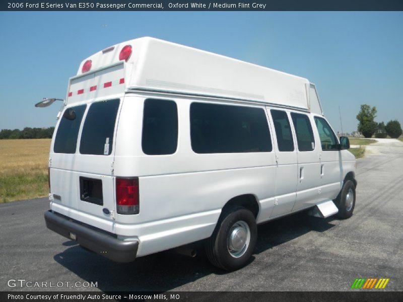 Oxford White / Medium Flint Grey 2006 Ford E Series Van E350 Passenger Commercial