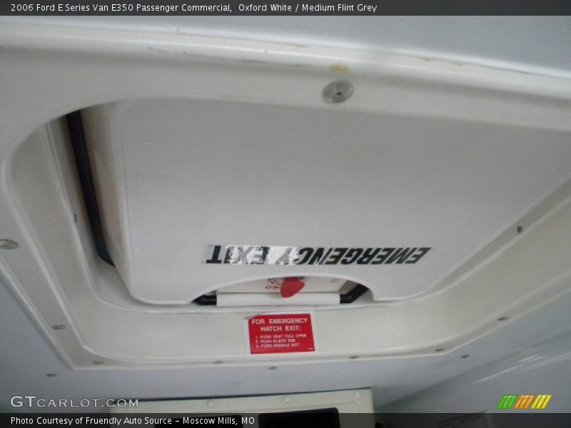 Oxford White / Medium Flint Grey 2006 Ford E Series Van E350 Passenger Commercial