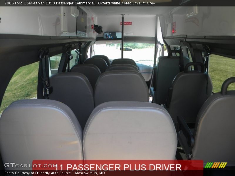 Oxford White / Medium Flint Grey 2006 Ford E Series Van E350 Passenger Commercial