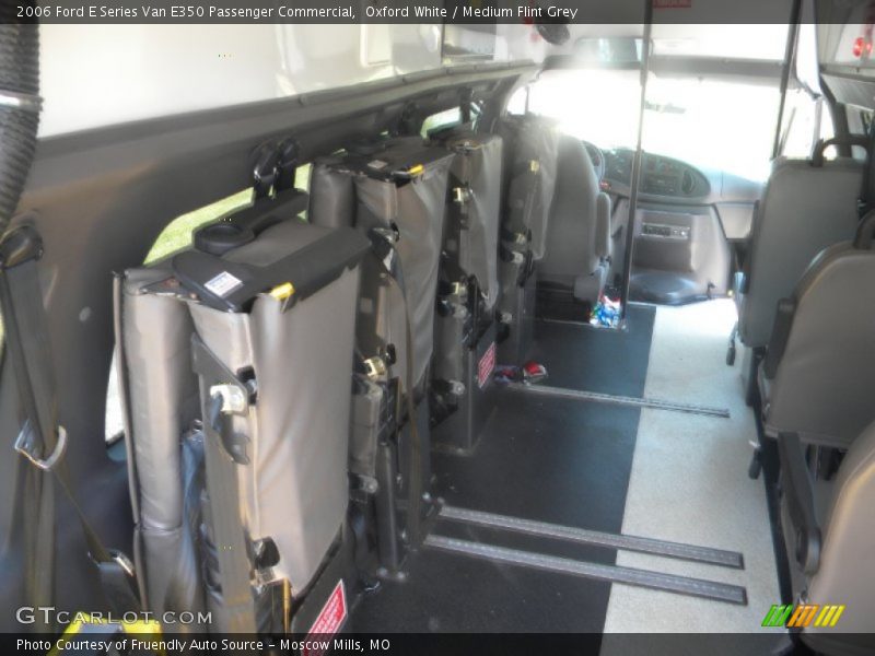 Oxford White / Medium Flint Grey 2006 Ford E Series Van E350 Passenger Commercial