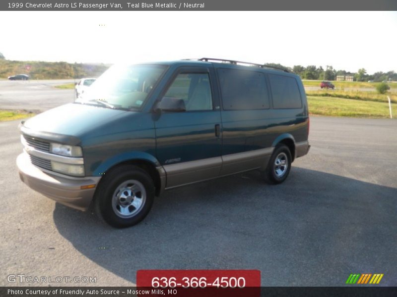 Teal Blue Metallic / Neutral 1999 Chevrolet Astro LS Passenger Van