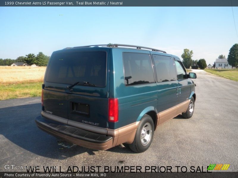 Teal Blue Metallic / Neutral 1999 Chevrolet Astro LS Passenger Van