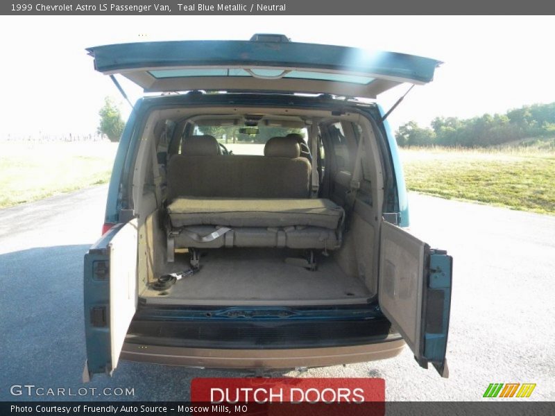 Teal Blue Metallic / Neutral 1999 Chevrolet Astro LS Passenger Van