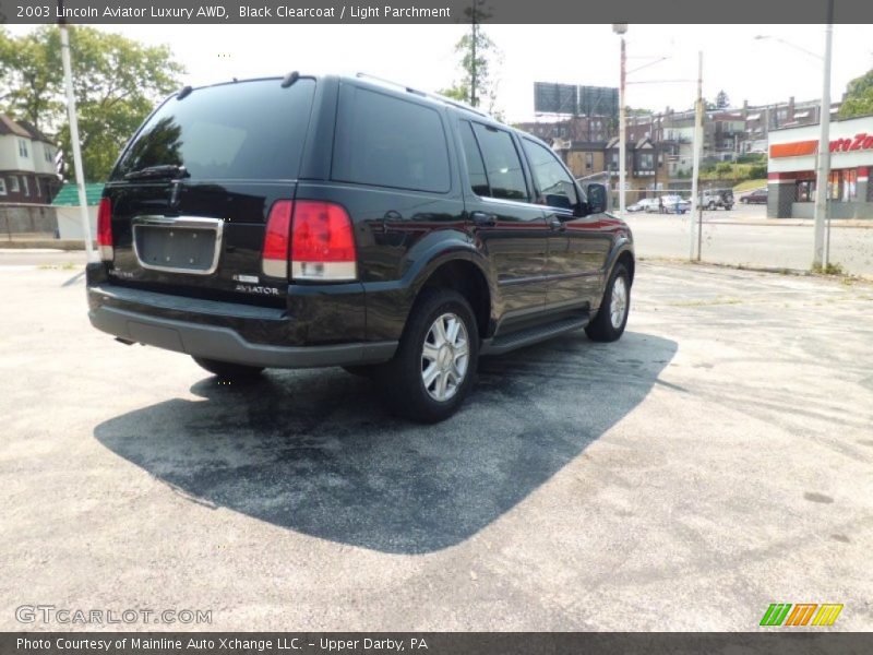 Black Clearcoat / Light Parchment 2003 Lincoln Aviator Luxury AWD