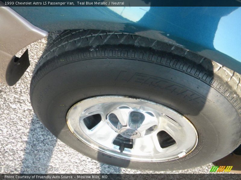Teal Blue Metallic / Neutral 1999 Chevrolet Astro LS Passenger Van